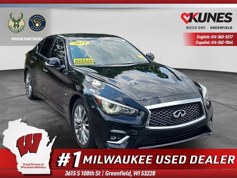 Used 2019 INFINITI Q50 Luxe w/ Cargo Package (L96) AWD/4WD image 1