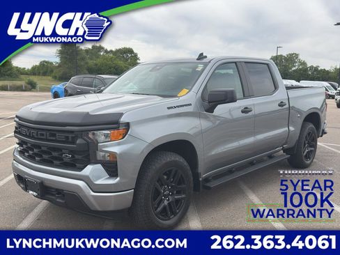 Used 2023 Chevrolet Silverado 1500 Custom w/ LPO, Dark Essentials Package AWD/4WD image 1