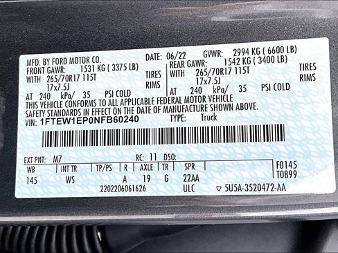 Used 2022 Ford F150 XL w/ Trailer Tow Package image 22