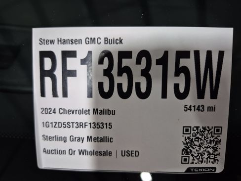 Certified 2024 Chevrolet Malibu LT FWD image 33