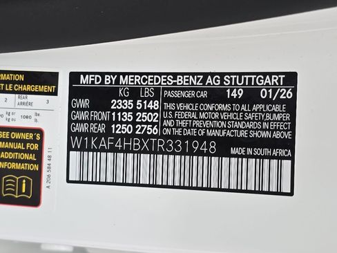 New 2026 Mercedes-Benz C 300 4MATIC Sedan image 35