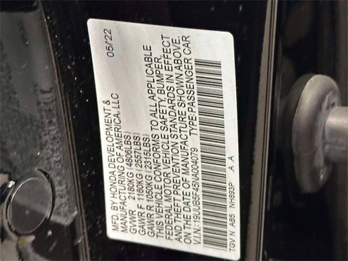 Certified 2022 Acura TLX w/ Technology Package image 17