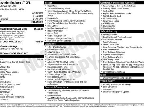 Used 2020 Chevrolet Equinox LT w/ Driver Convenience Package image 46