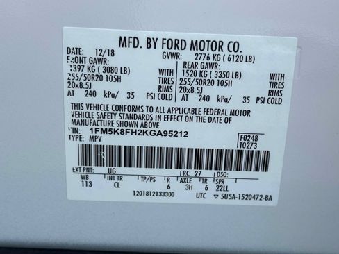 Used 2019 Ford Explorer Limited AWD/4WD image 27