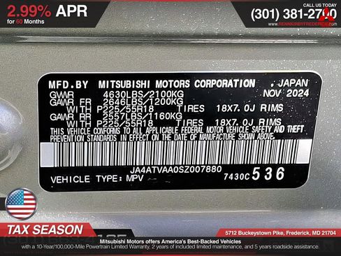 Used 2025 Mitsubishi Eclipse Cross LE image 18