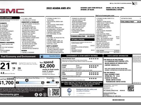 Used 2022 GMC Acadia AT4 w/ Preferred Package image 31