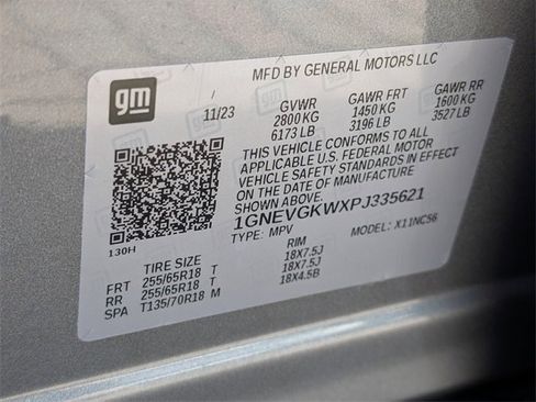 Certified 2023 Chevrolet Traverse LT image 21