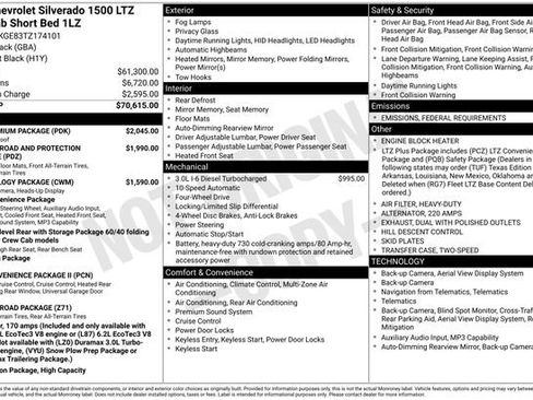 New 2026 Chevrolet Silverado 1500 LTZ w/ LTZ Premium Package image 27