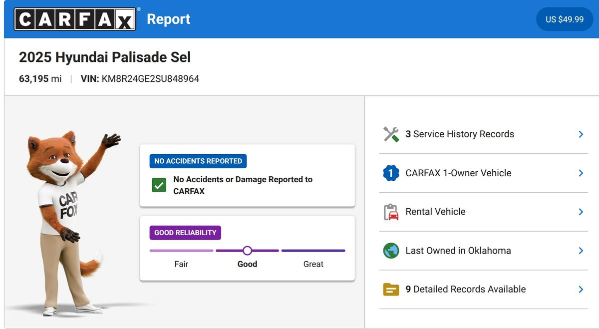 Used 2025 Hyundai Palisade SEL FWD image 7