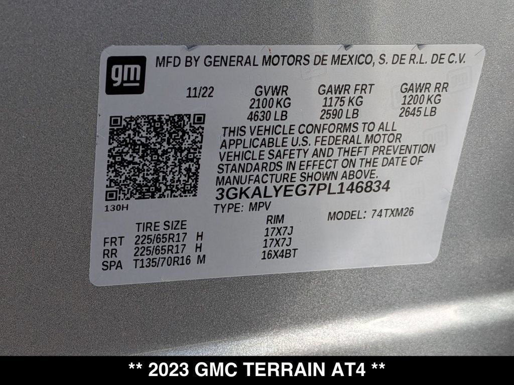 Used 2023 GMC Terrain AT4 w/ Infotainment Package II AWD/4WD image 30