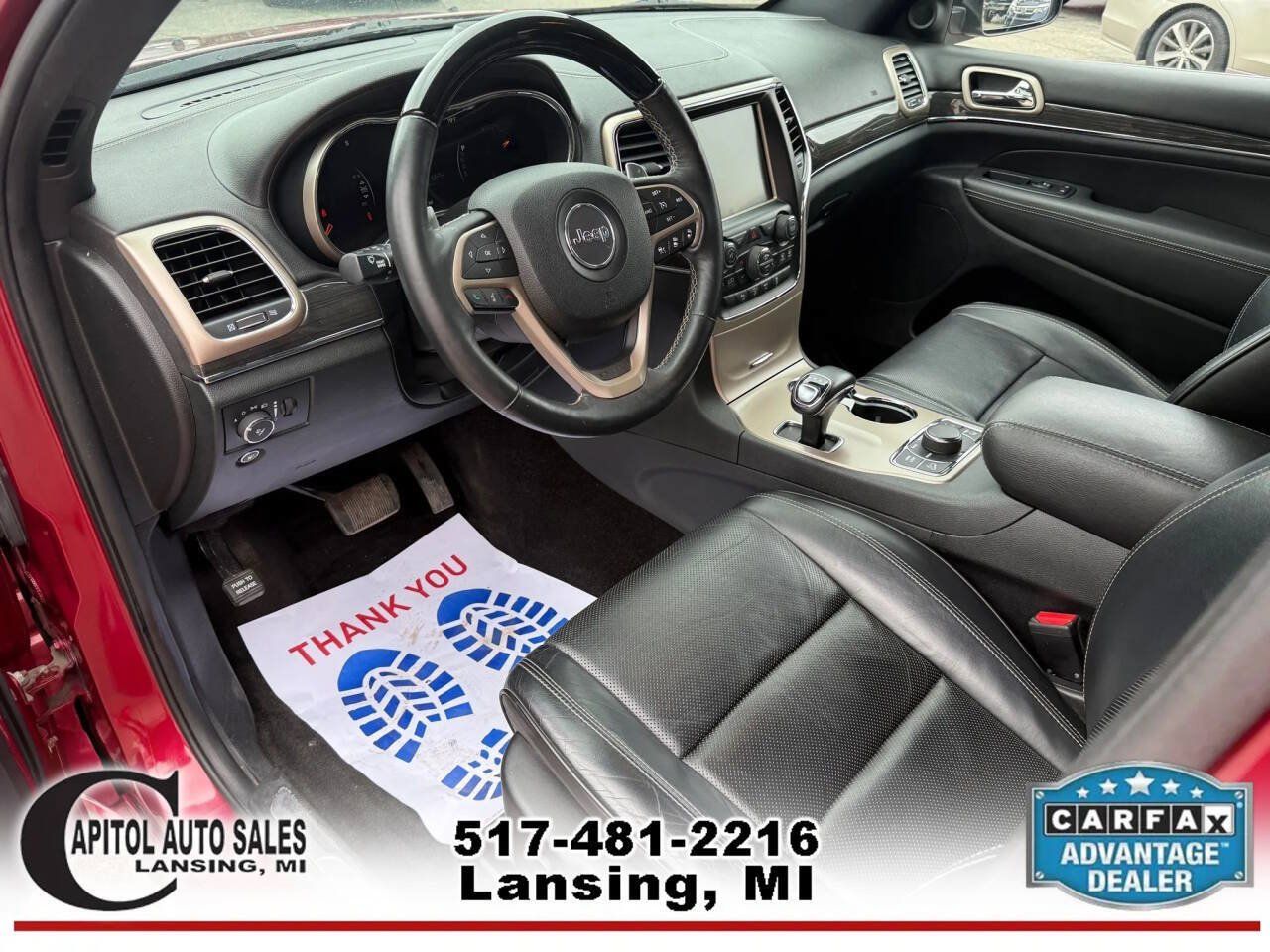 Used 2015 Jeep Grand Cherokee Overland w/ Advanced Technology Group AWD/4WD image 10