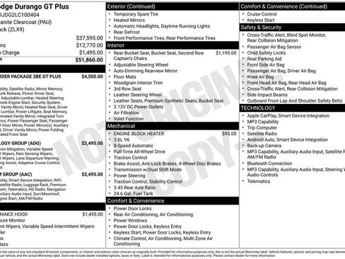 Used 2020 Dodge Durango GT AWD/4WD image 3