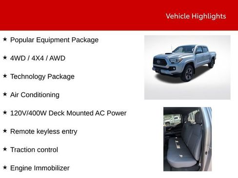 Used 2018 Toyota Tacoma TRD Sport w/ Technology Package image 9