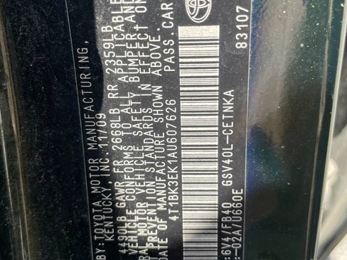 Used 2010 Toyota Camry LE FWD image 14