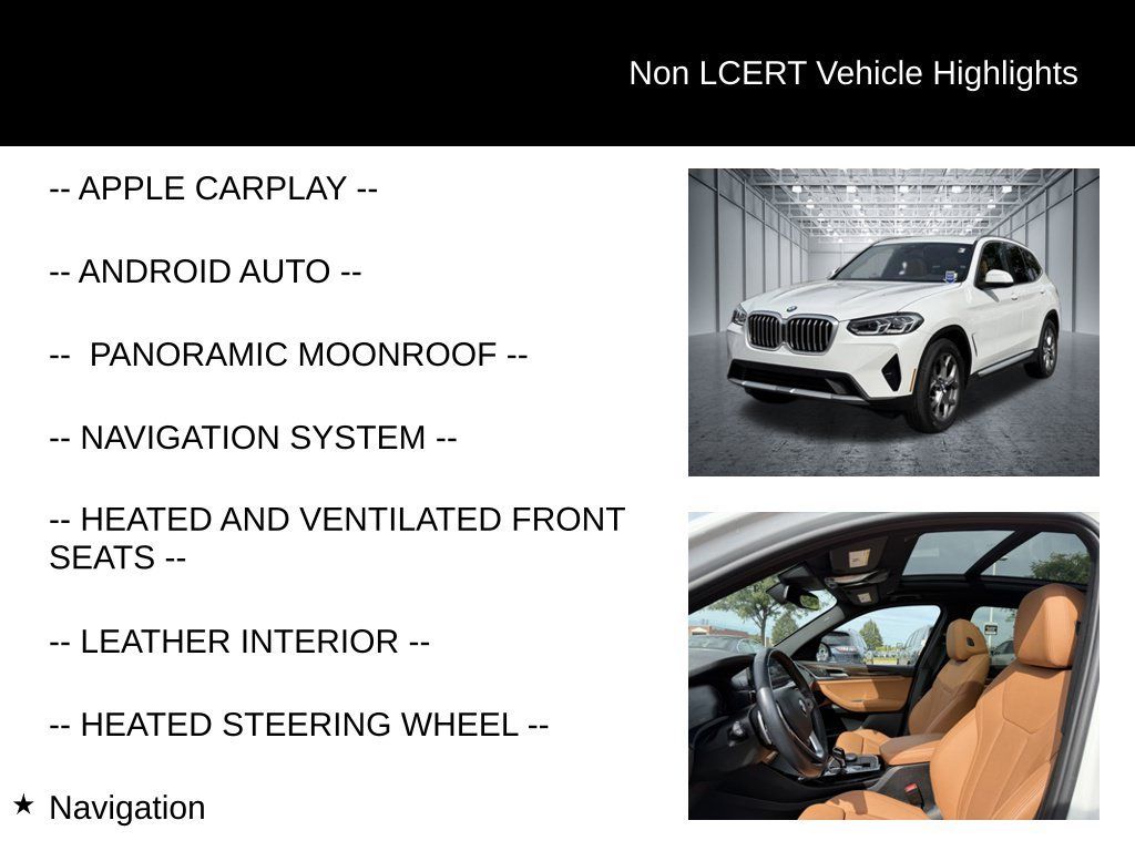 Used 2024 BMW X3 xDrive30i w/ Premium Package w/ZPA AWD/4WD image 30