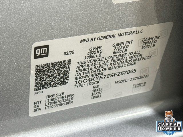 Used 2025 Chevrolet Silverado 2500 ZR2 w/ Technology Package AWD/4WD image 35