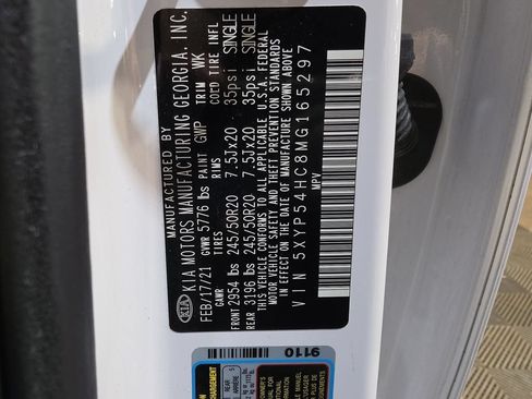 Used 2021 Kia Telluride SX w/ Towing Package FWD image 28