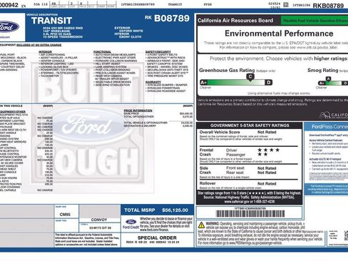 Used 2024 Ford Transit 250 148 Medium Roof w/ Load Area Protection Package RWD image 9