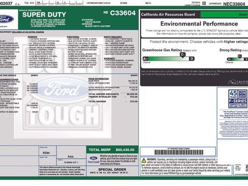 Used 2022 Ford F250 Platinum w/ Tremor Off-Road Package AWD/4WD image 3