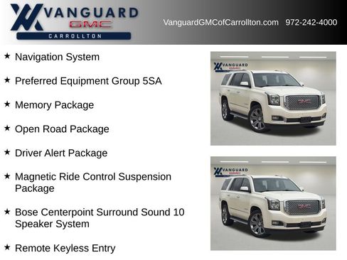 Used 2015 GMC Yukon Denali w/ Open Road Package RWD image 6