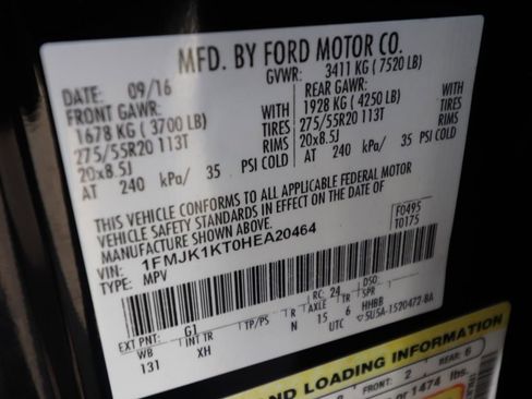 Used 2017 Ford Expedition EL Limited image 27