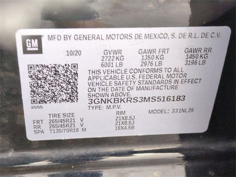 Used 2021 Chevrolet Blazer RS w/ Enhanced Convenience Package image 35