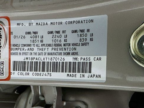 New 2026 MAZDA MAZDA3 2.5 S Sedan w/ Preferred Pkg image 6