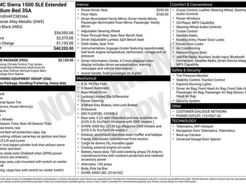 Used 2015 GMC Sierra 1500 SLE w/ SLE Value Package image 36