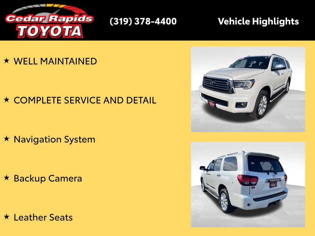 Certified 2021 Toyota Sequoia Platinum AWD/4WD image 8