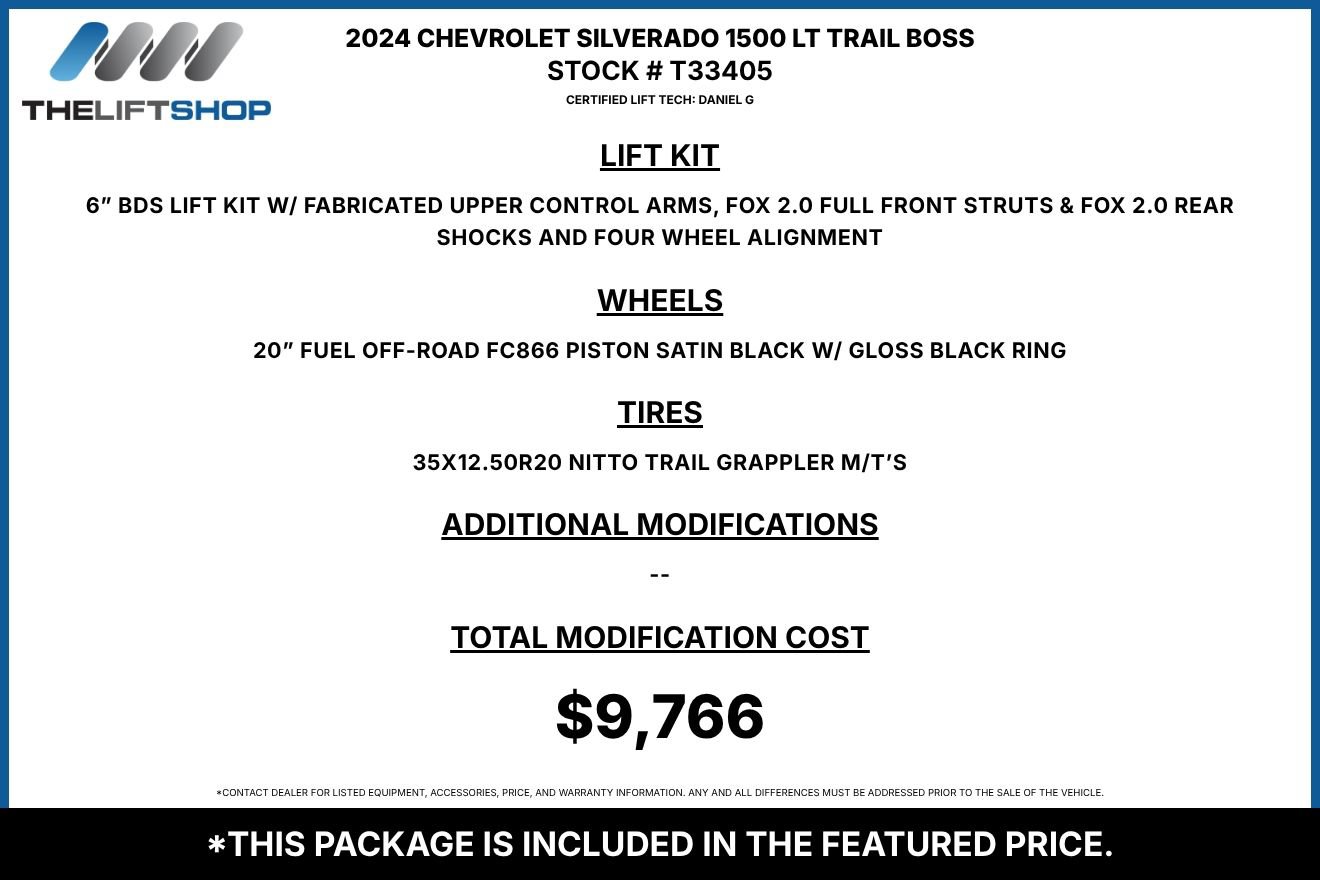 Used 2024 Chevrolet Silverado 1500 LT Trail Boss AWD/4WD image 2