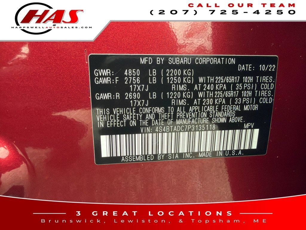 Used 2023 Subaru Outback Premium AWD/4WD image 15