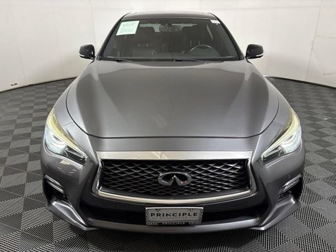 Used 2018 INFINITI Q50 Red Sport 400 w/ Sensory Package (Sport) RWD image 3