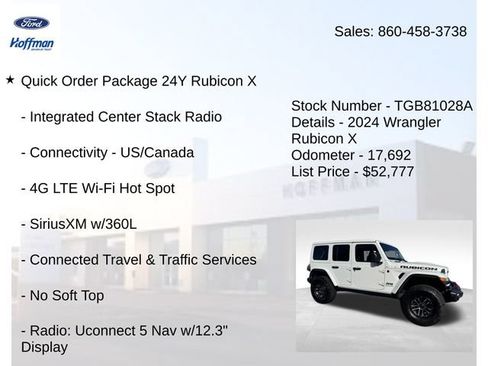 Used 2024 Jeep Wrangler Unlimited Rubicon AWD/4WD image 20