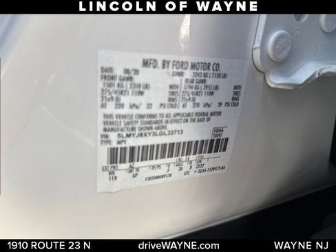 Used 2020 Lincoln Aviator Grand Touring w/ Equipment Group 302A image 31