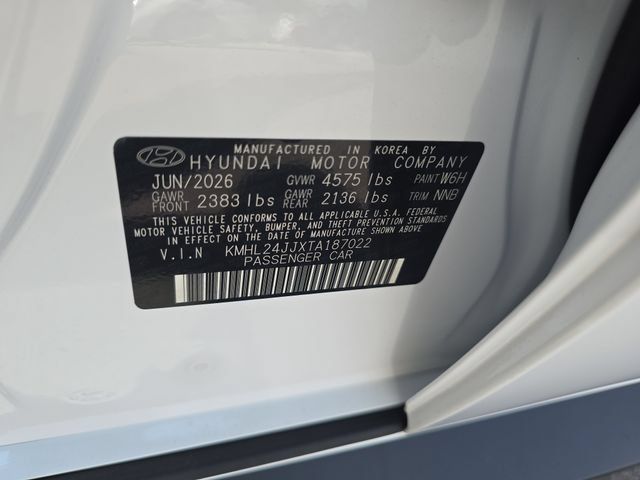 New 2026 Hyundai Sonata Blue FWD image 23
