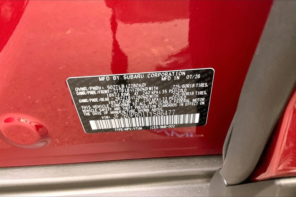 New 2026 Subaru Outback Premium AWD/4WD image 16
