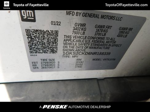 Used 2022 GMC Yukon AT4 AWD/4WD image 14