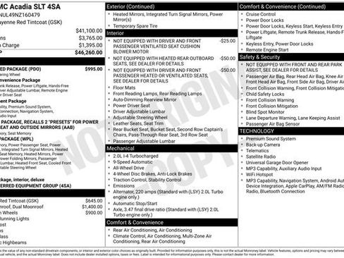 Used 2022 GMC Acadia SLT w/ Preferred Package AWD/4WD image 2