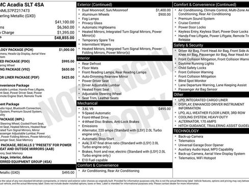 Used 2023 GMC Acadia SLT w/ Technology Package image 27