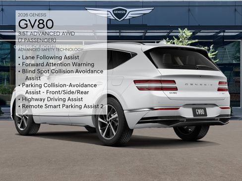 New 2026 Genesis GV80 3.5T Advanced AWD/4WD image 7