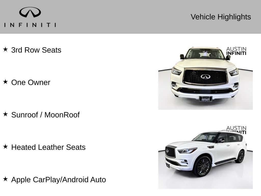 Certified 2023 INFINITI QX80 Premium Select w/ Cargo Package AWD/4WD image 3