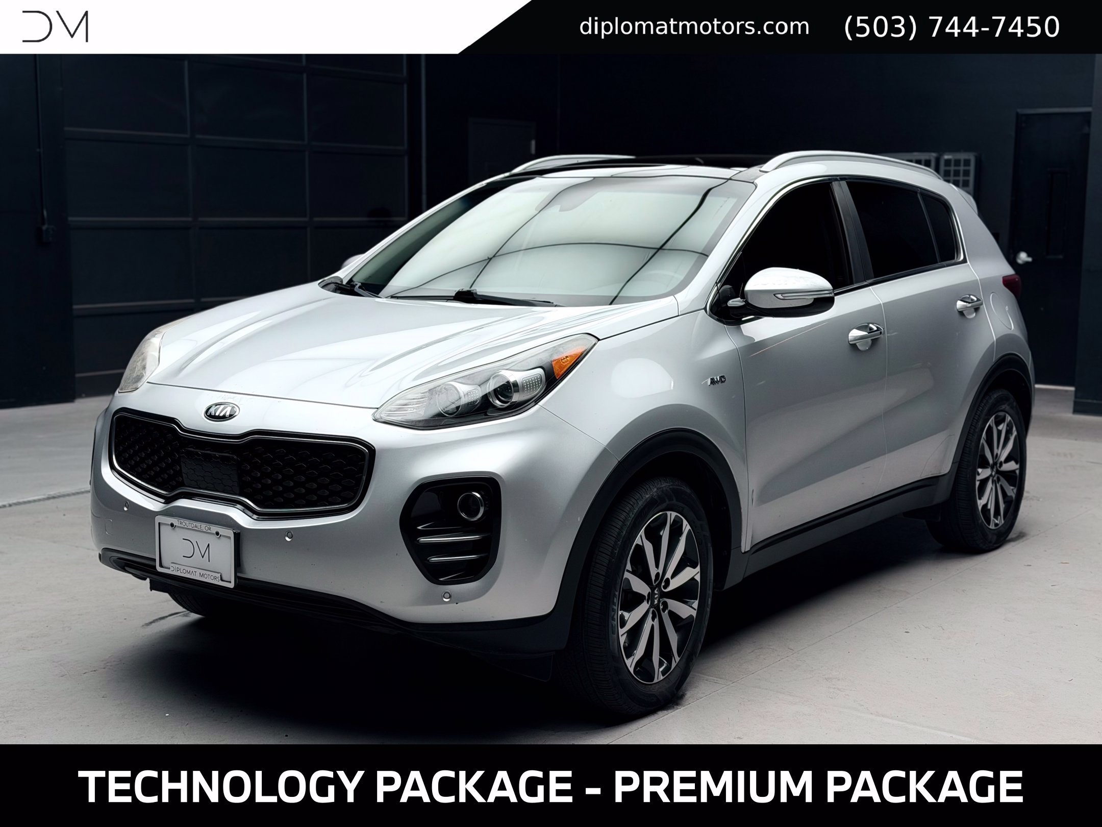 Used 2017 Kia Sportage EX w/ EX Technology Package AWD/4WD image 1