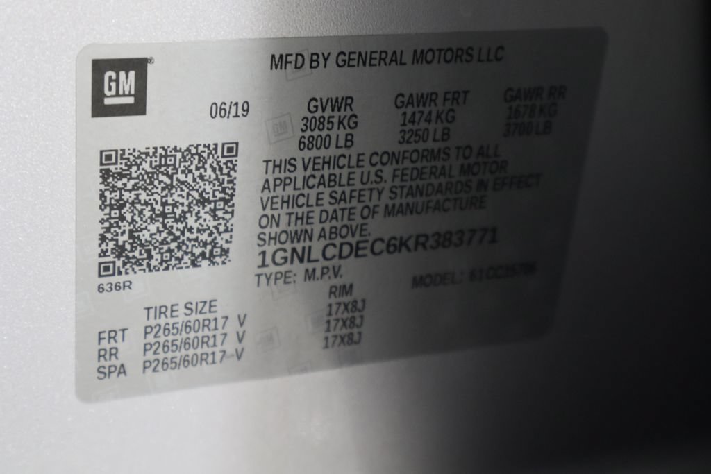 Used 2019 Chevrolet Tahoe 2WD w/ Enhanced Driver Alert Package image 34