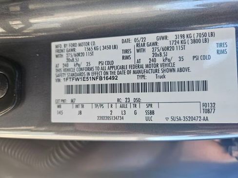 Used 2022 Ford F150 XL w/ STX Appearance Package image 78