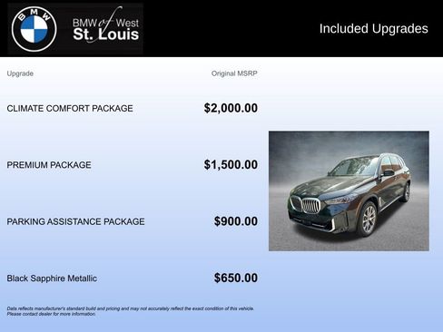 Used 2026 BMW X5 xDrive50e w/ Climate Comfort Package image 18