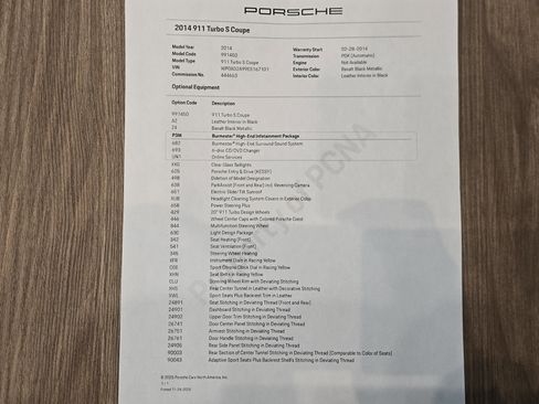 Used 2014 Porsche 911 Turbo S image 29