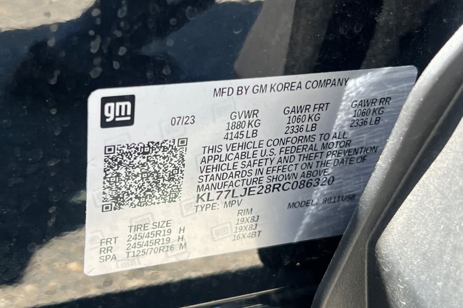 Used 2024 Chevrolet Trax RS w/ Sunroof Package FWD image 33