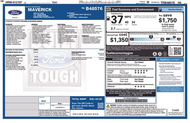 New 2026 Ford Maverick XLT w/ Equipment Group 301A AWD/4WD image 8