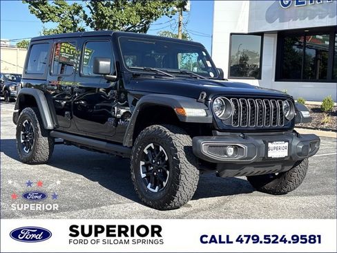 Used 2024 Jeep Wrangler Unlimited Rubicon 4xe w/ Technology Group AWD/4WD image 1