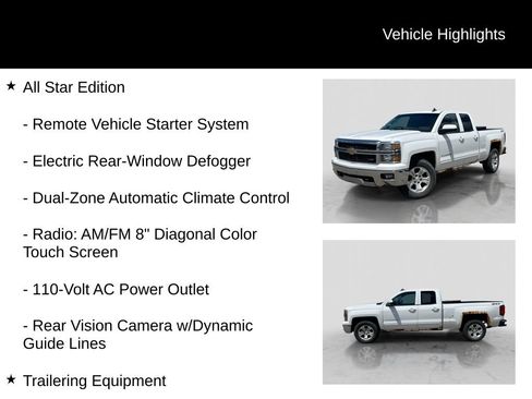 Used 2015 Chevrolet Silverado 1500 LT w/ All Star Edition AWD/4WD image 5